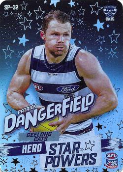 2022 AFL TeamCoach - Star Powers Silver #SP-32 Patrick Dangerfield Front
